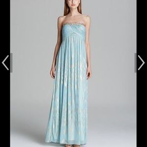 Beautiful light blue evening gown